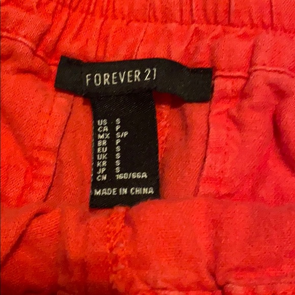 Forever 21 Coral Shorts - Picture 7 of 7